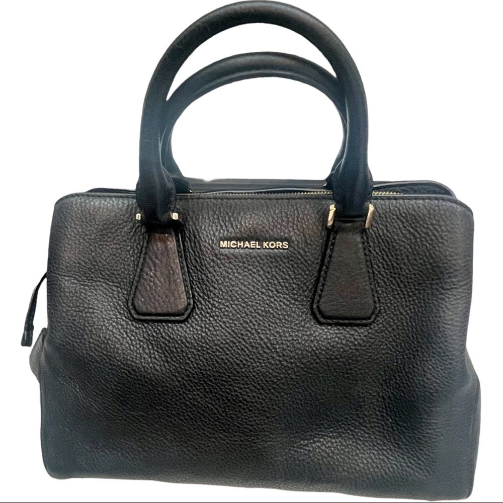 MICHAEL KORS CAMILLE SATCHEL / CROSSBODY BAG PEBBLE LEATHER ! AMAZING CONDITION